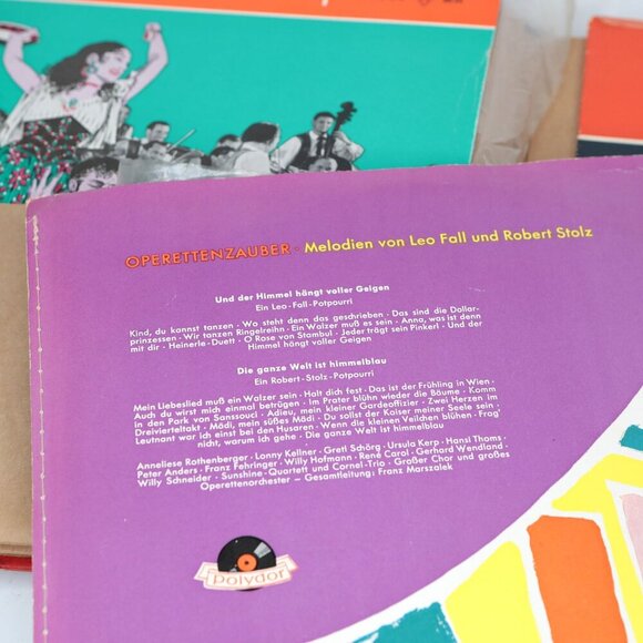 Vintage German 10" Vinyl Records & Case 1950s/60s Music Collectable Lot of 12 - Picture 13 of 13